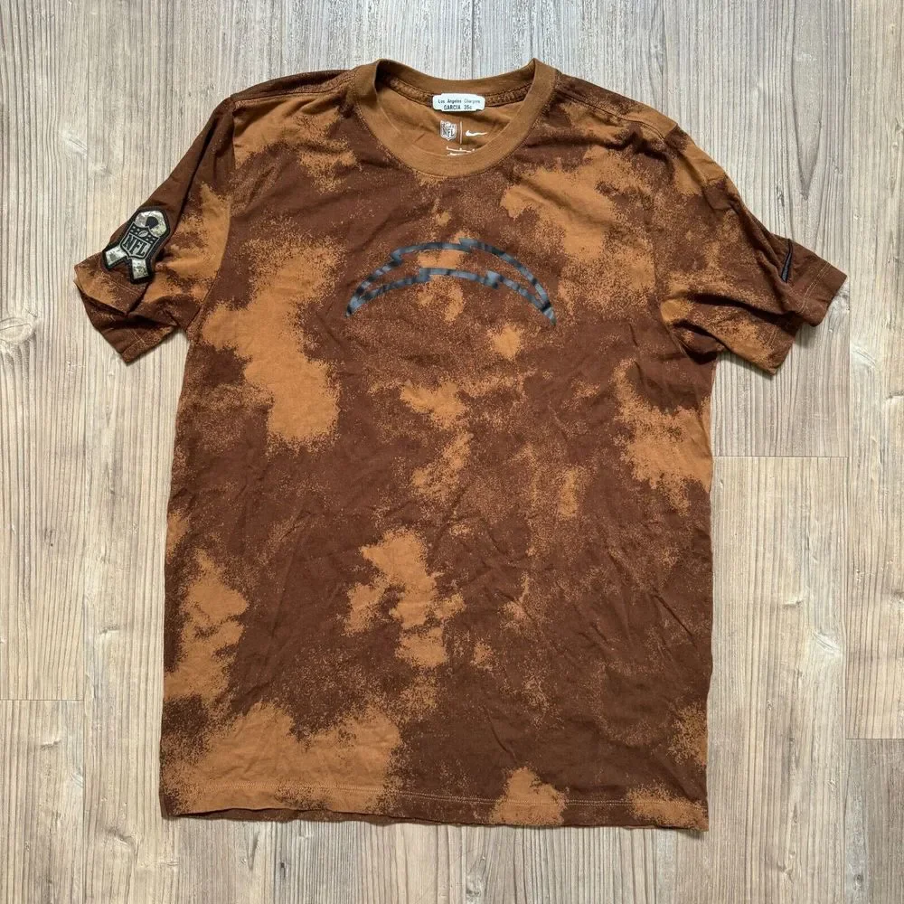Los Angeles Chargers Nike Salute To‎ Service 2023 Garcia 35c Team Player Shirt L
